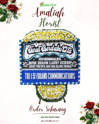 Papan Bunga Duka di Marabau