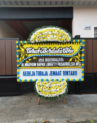 Papan Bunga Duka di Marabau